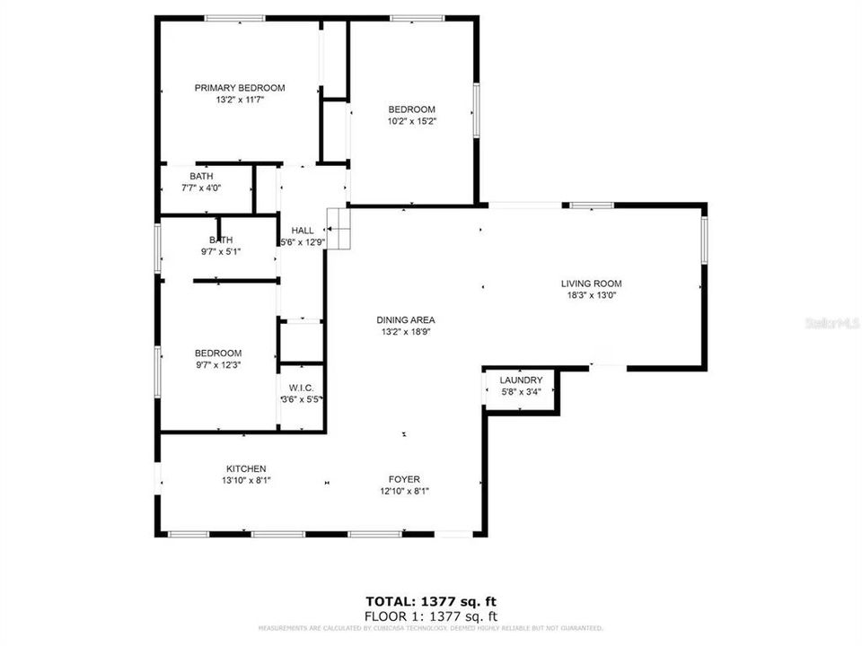 Floor plan for Main house