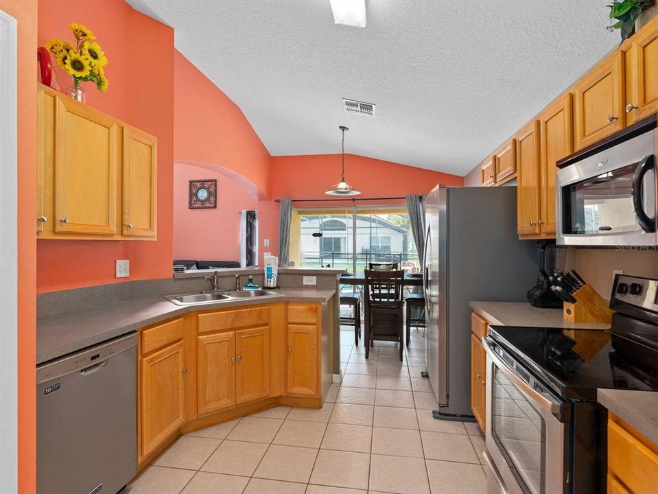 Kitchen with Stainless Steel Appliances