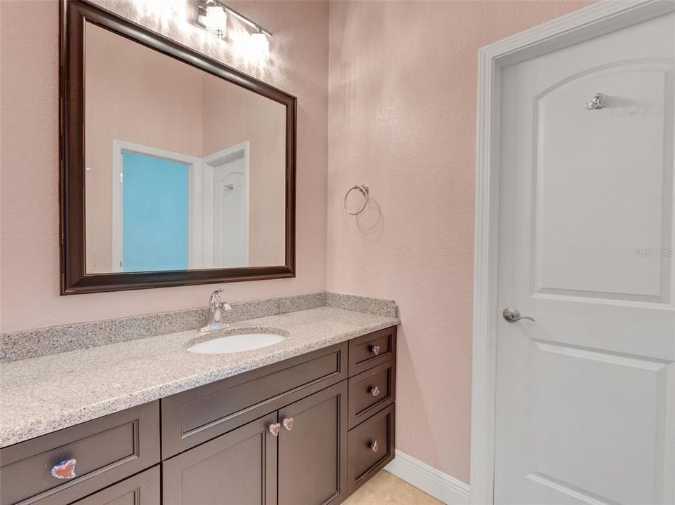 Bedroom #3 private vanity and walk in closet