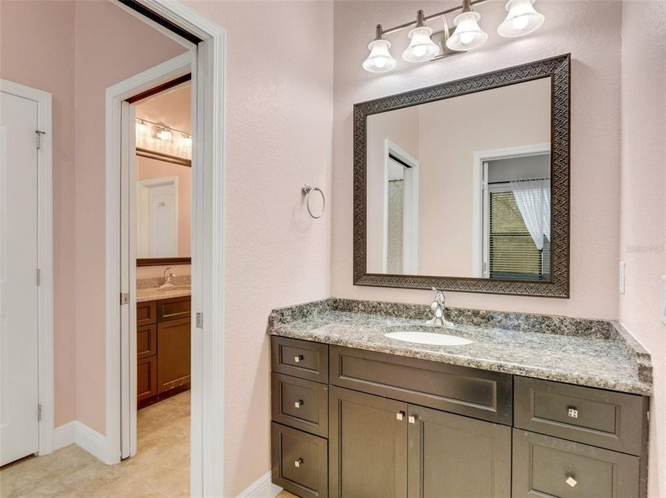 Bedroom #2 private vanity area.