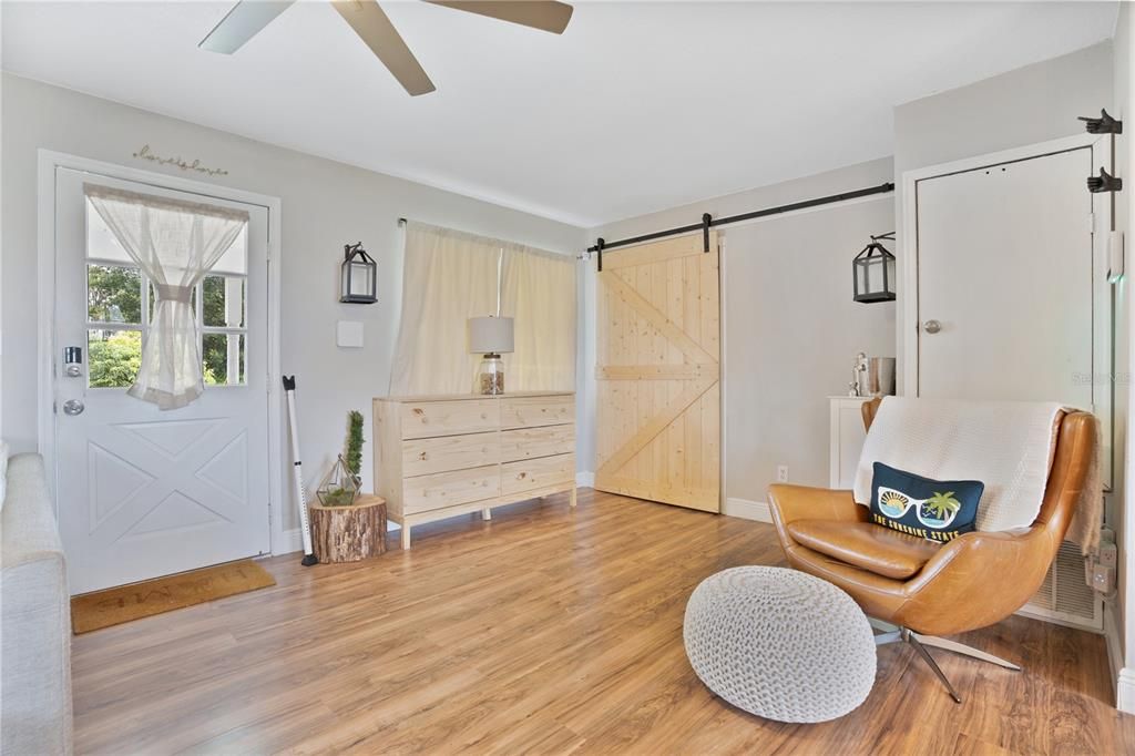 Front Entry Way and Laundry Area