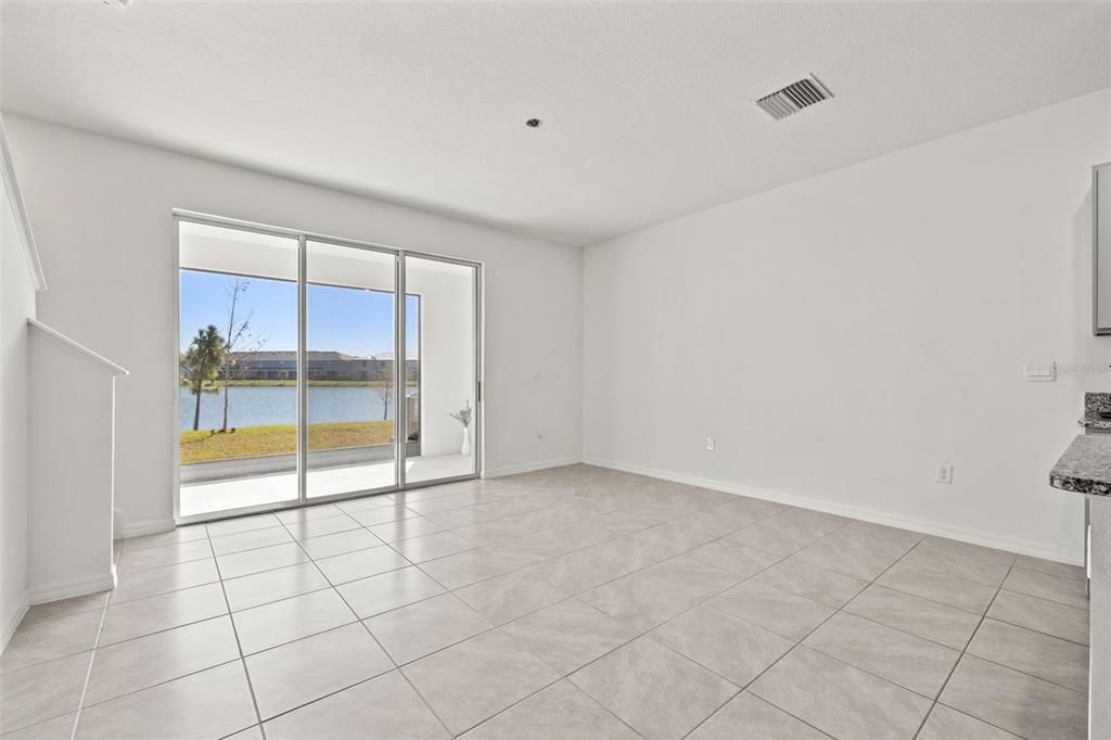 Living Room with SlidAccess to Covered Patio