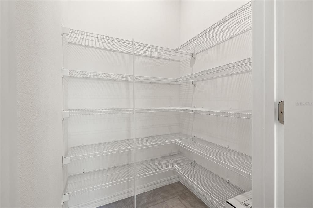 Oversized Walk-In Pantry