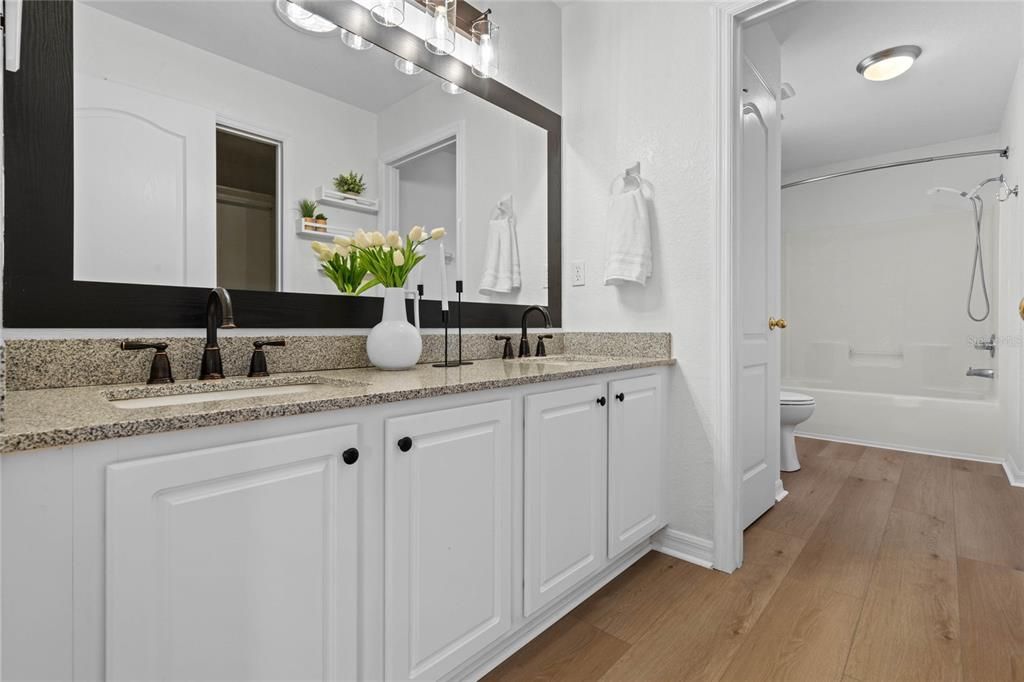 Primary Bathroom with Dual Sinks