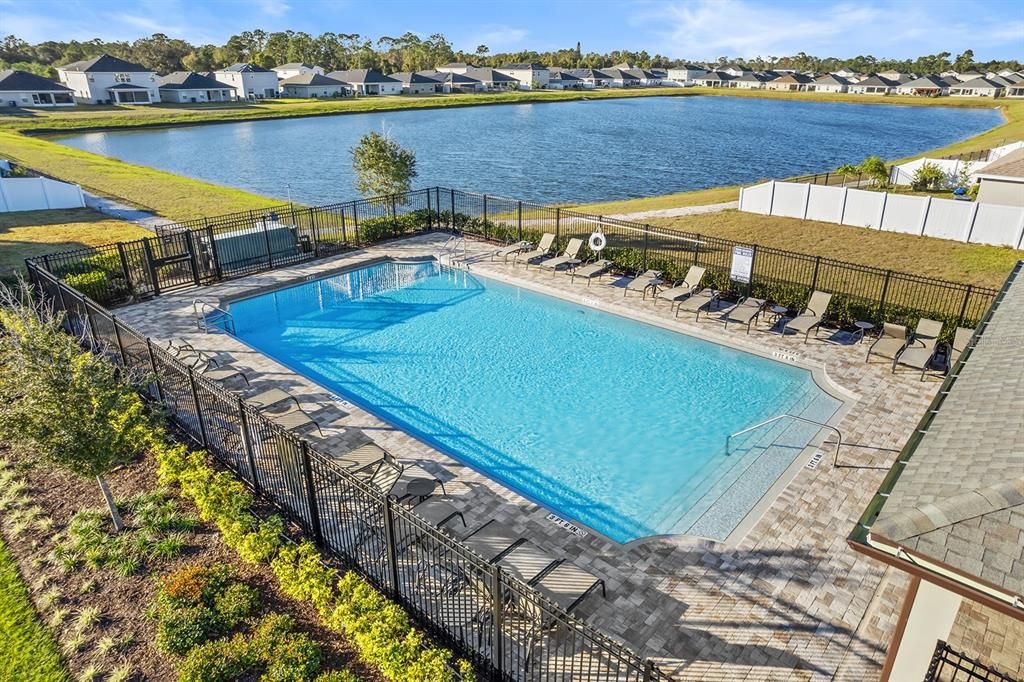 Pool Overlooking Pond