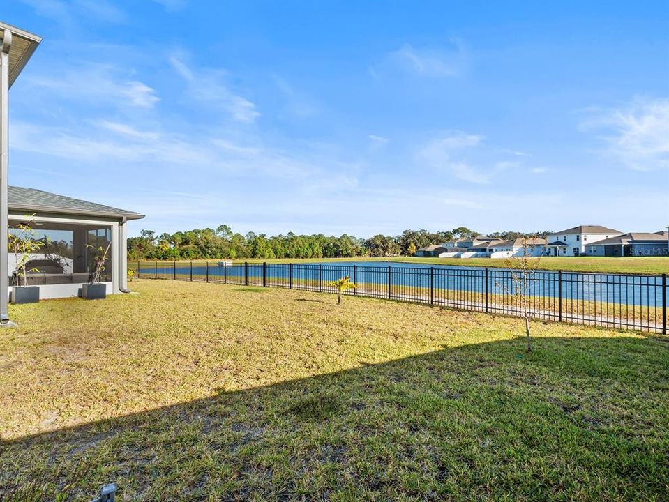 Backyard Overlooking Pond