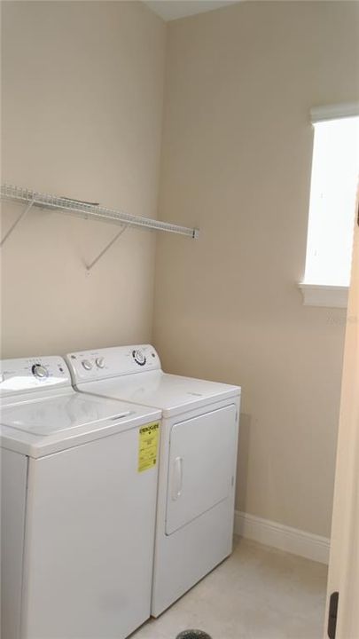 Laundry room located on second floor.