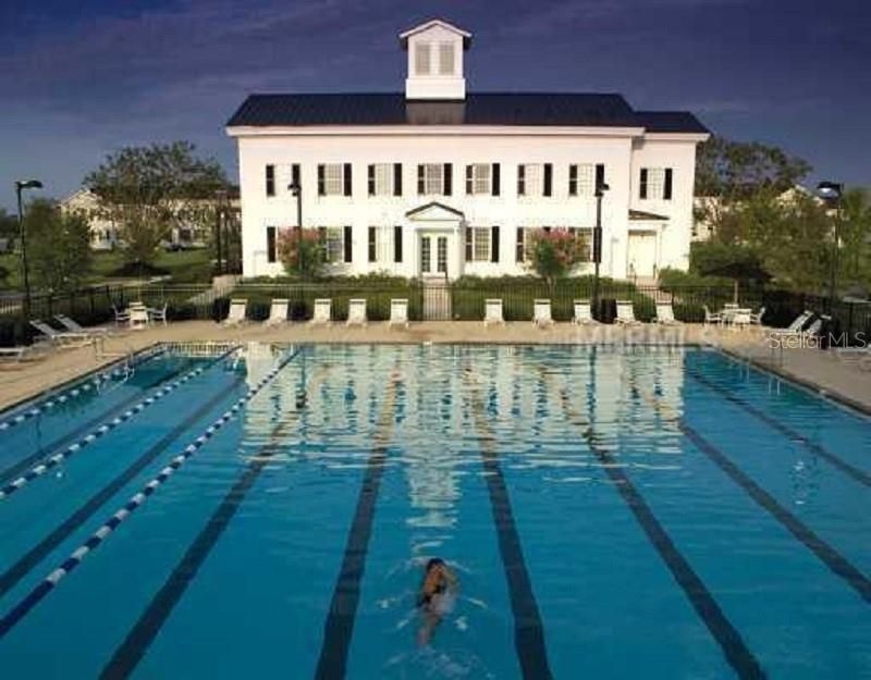 One of 3 community pools and 2 fitness centers.