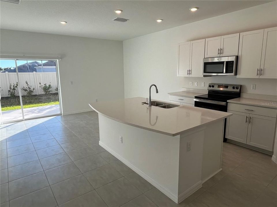 Kitchen and Living Room