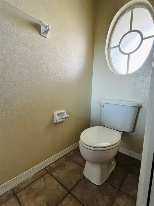 Half bathroom downstairs