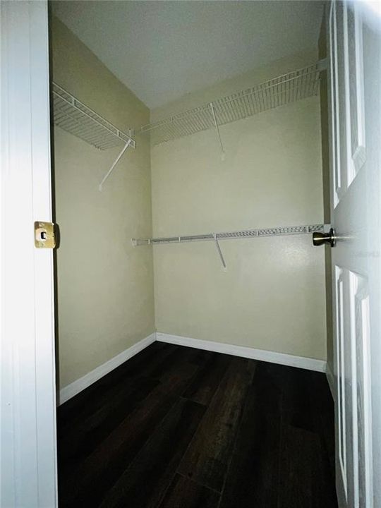 Master bedroom Walk-in closet