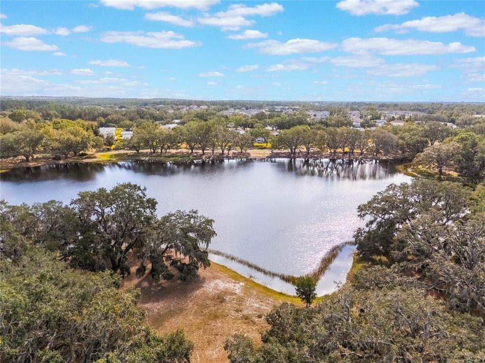 partial view of Lake Evert-one of four catch and release lakes in the community