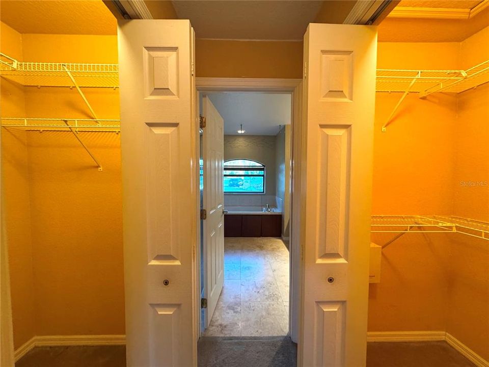 PRIMARY BEDROOM WALK-IN CLOSETS