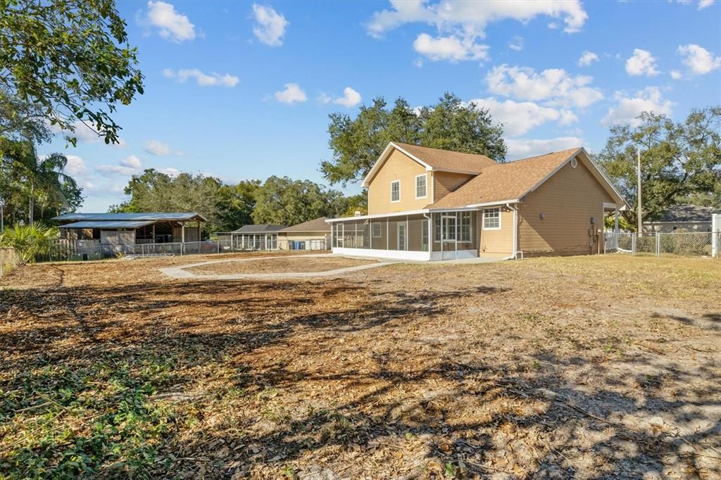 Fenced Backyard