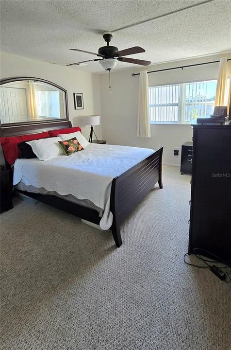 Bedroom overlooking the pond.