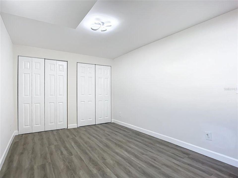 double closet in third bedroom