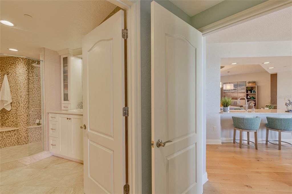 Primary hallway that leads to the main living room.