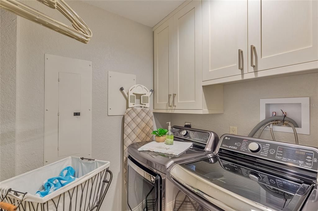 Laundry room with full size appliances