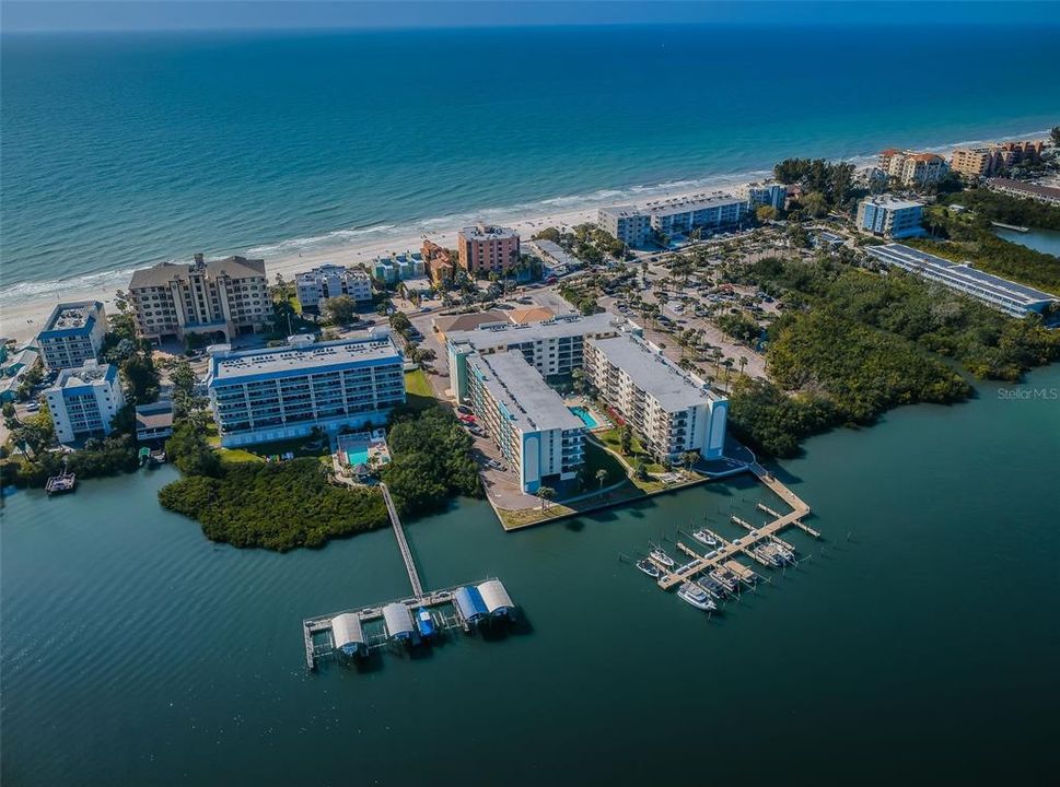 Directly on the Intracoastal Waterway and across the street from the Beach!