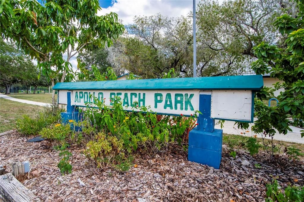 Apollo Beach Park is a Short Walk Away