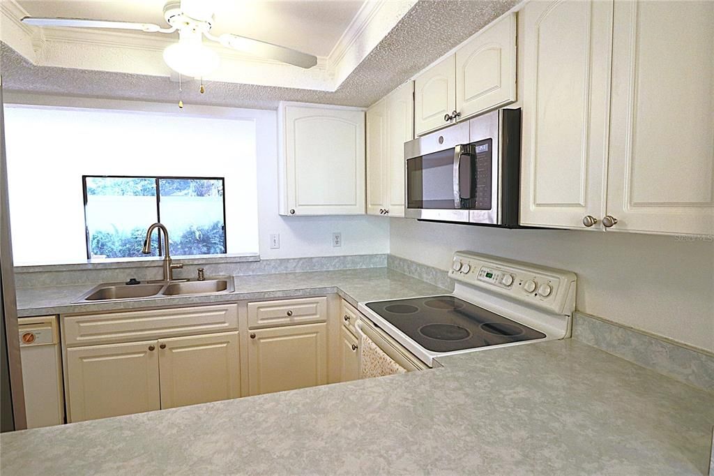 Kitchen, as seen from the dining room