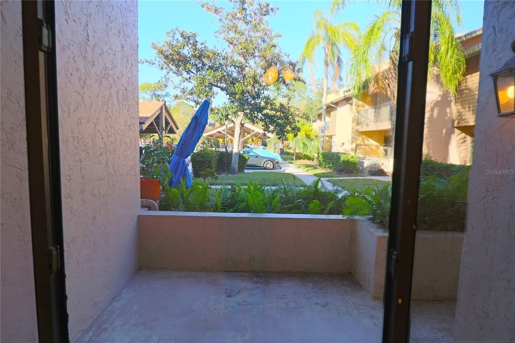 Patio off the dining room