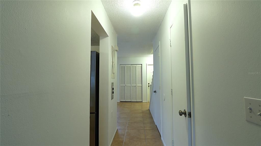 Downstairs hallway