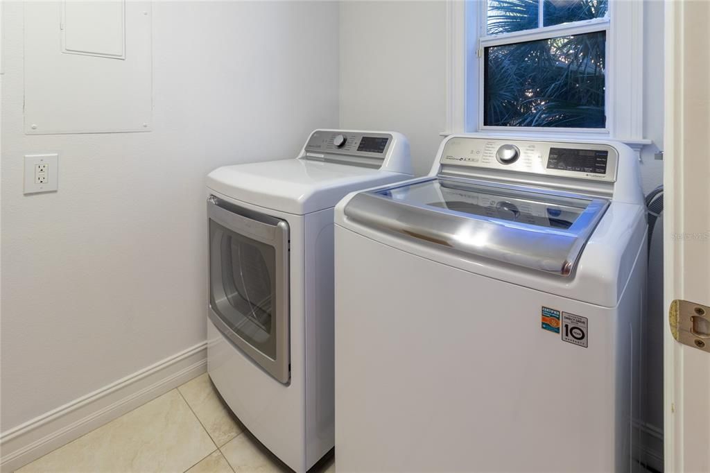 Laundry room off of kitchen