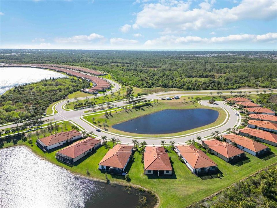 Surrounded by water and preserve views