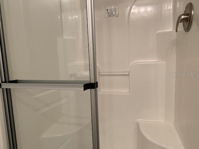 Step in shower in master suite in addition to garden tub