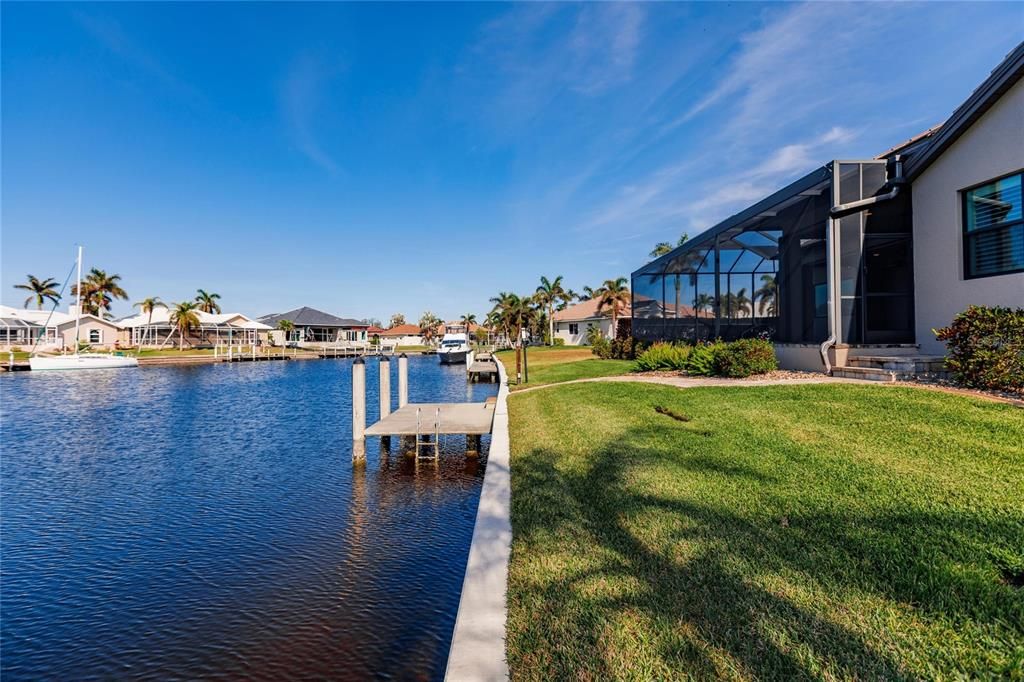 CONCRETE SEAWALL & DOCK