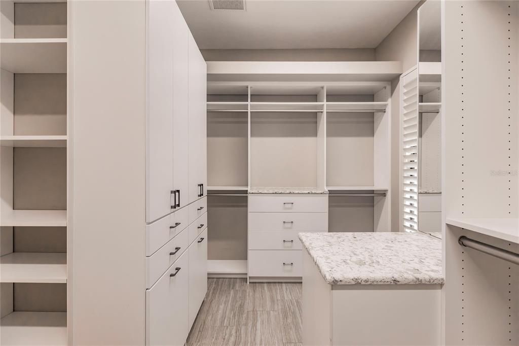 MASTER WALK IN CLOSET/DRESSING ROOM