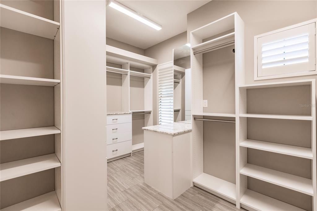 MASTER WALK IN CLOSET/DRESSING ROOM