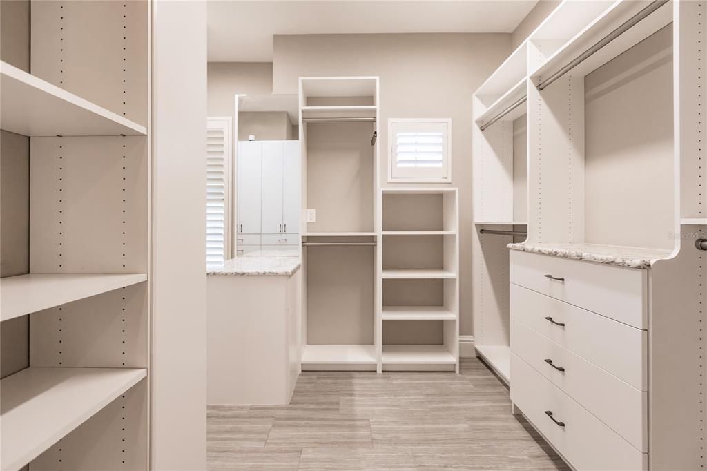 MASTER WALK IN CLOSET/DRESSING ROOM