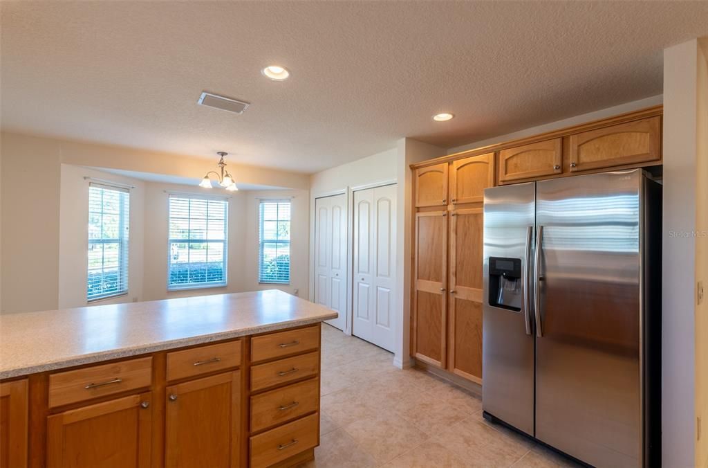 Breakfast Nook and Pantry Wall