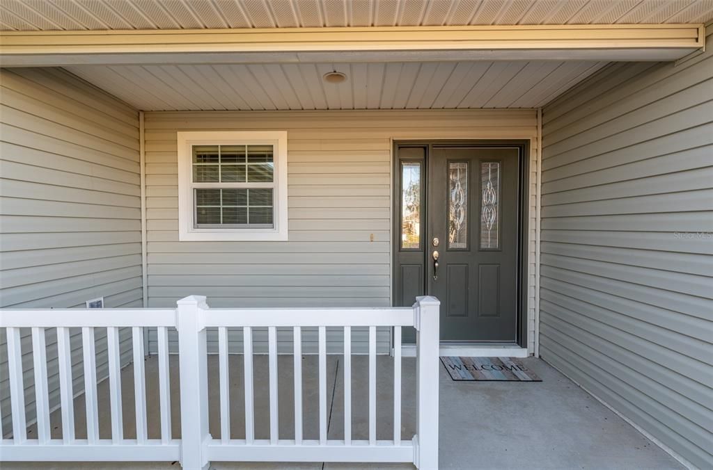 Front door porch