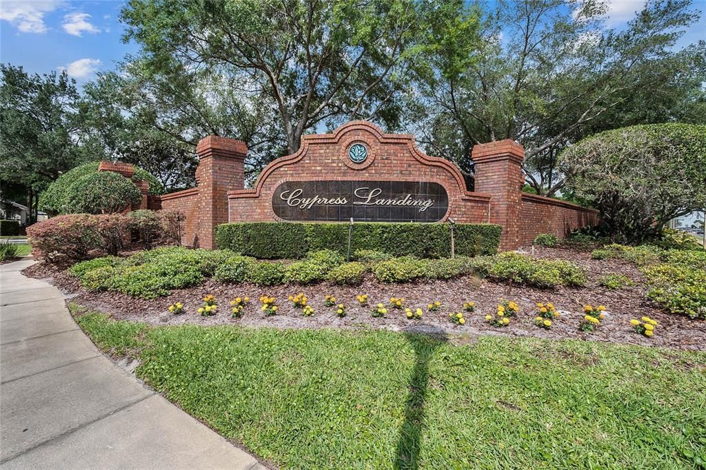 Cypress Landing Entrance