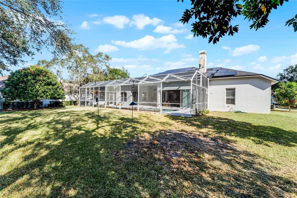 Oversized Lot with Fruit Trees