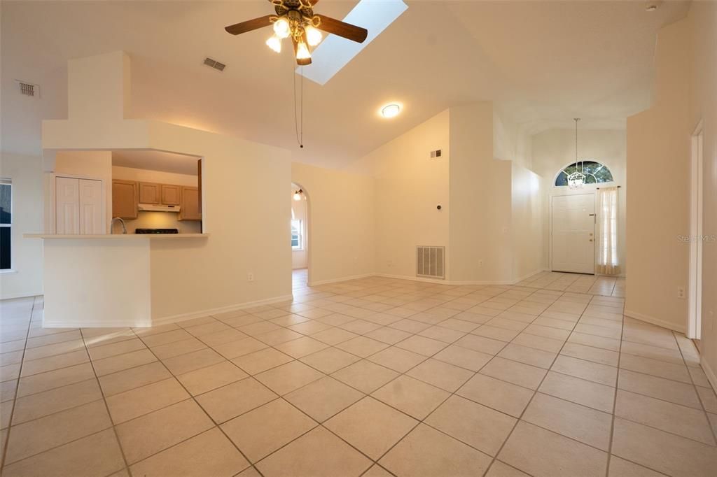 Spacious main living area.