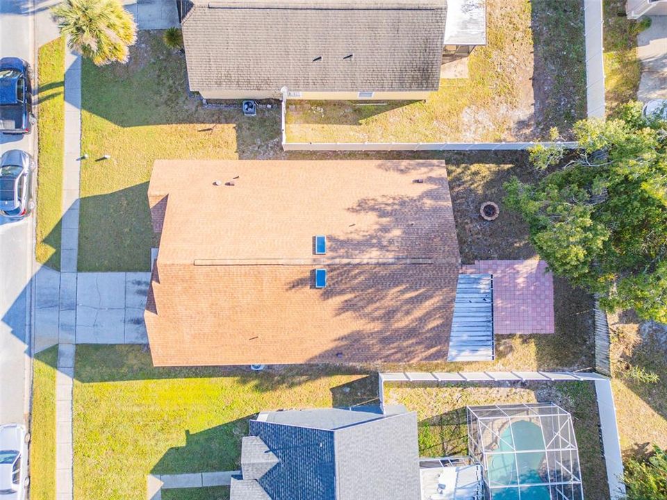 Overhead view of home.