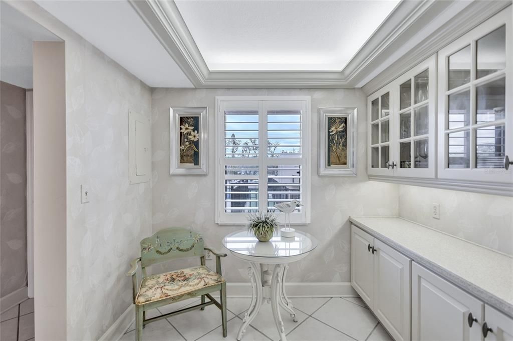 Light and bright kitchen facing east