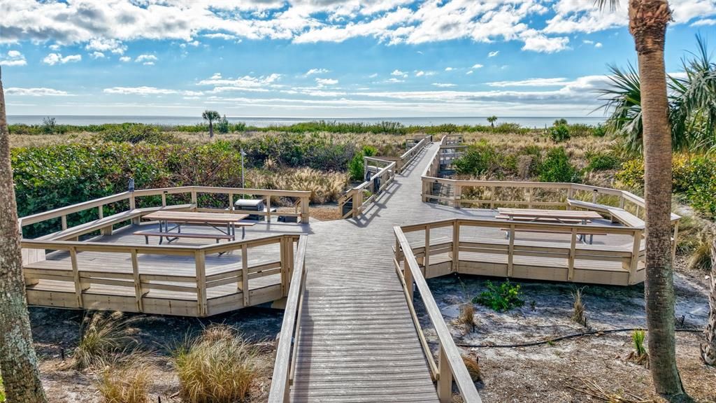 Boardwalk to beach