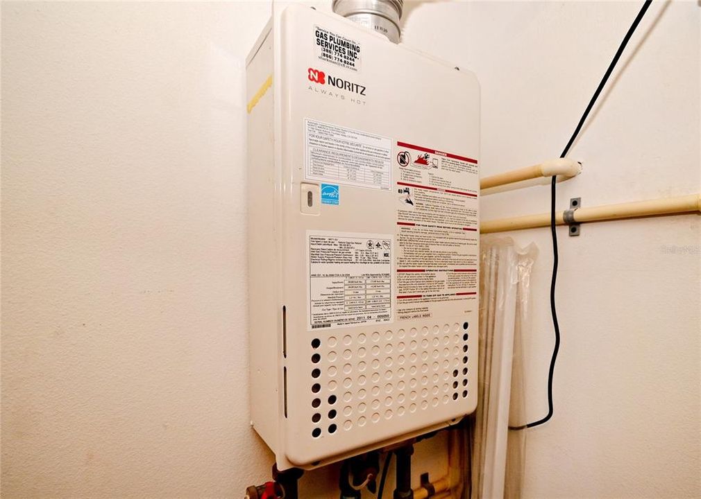 Tankless Water Heater.