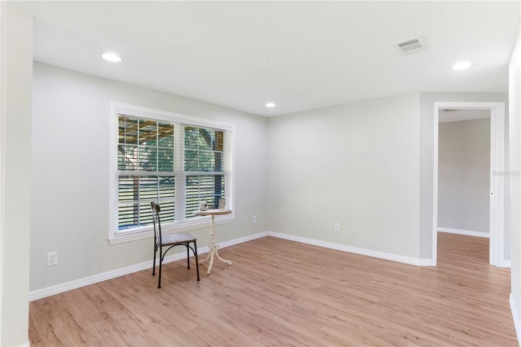 Dining area or sitting area