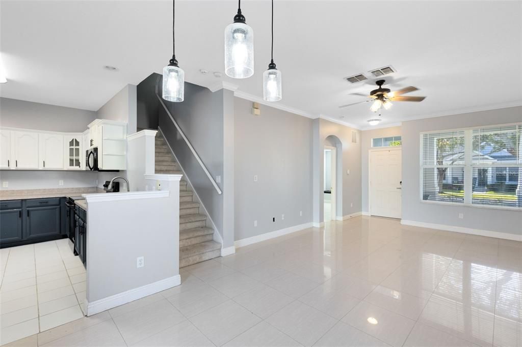 Dining Room with Kitchen view