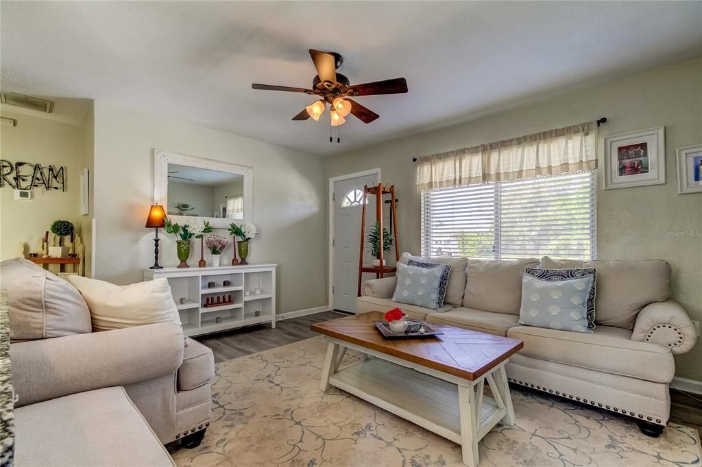 Living Room with Coastal Furniture, included with purchase