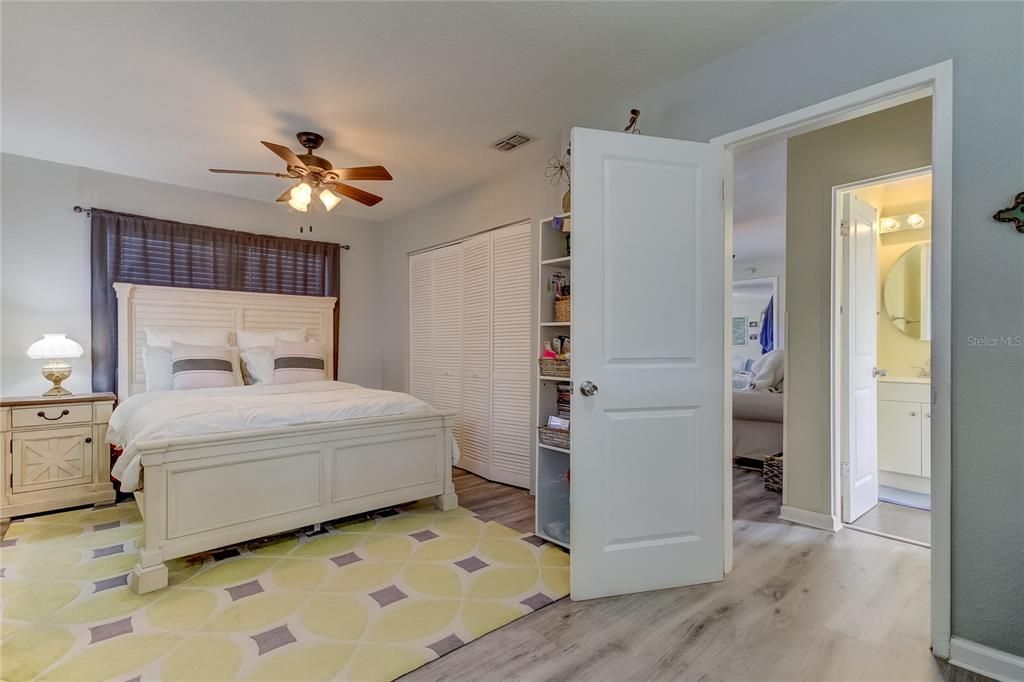 Master Bedroom with plenty of closet space