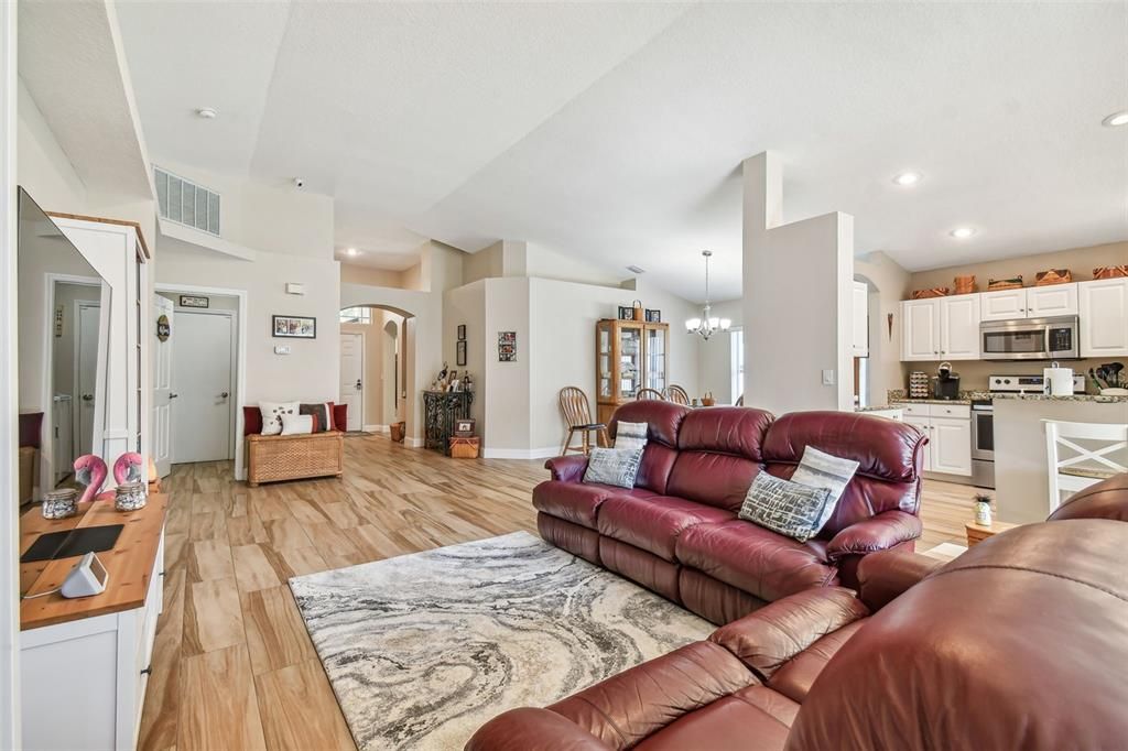 Living room/kitchen combo