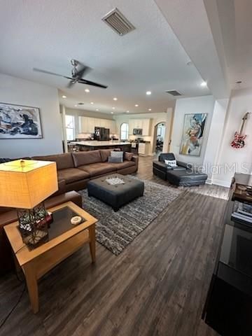 Huge kitchen Island with custom sink and breakfast bar / seating for all!