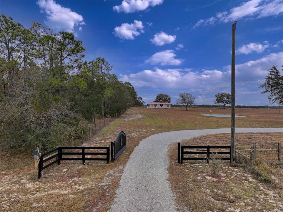 Driveway with Gate